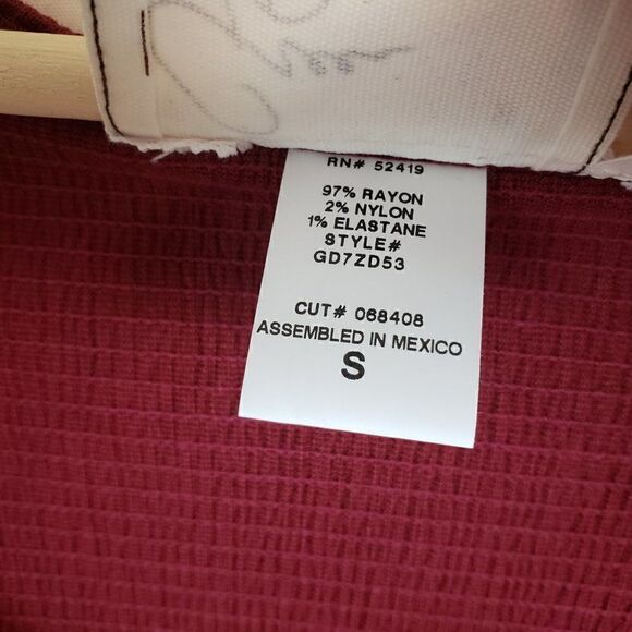 Green Dragon Swim Cover Up Red Maroon S Oversized Tunic - Picture 9 of 10